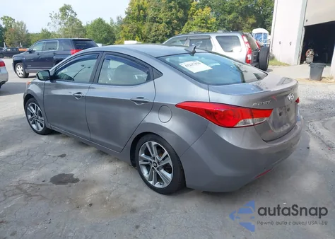 2011 Hyundai Elantra Limited (Ulsan Plant) z USA, uszkodzony, nr VIN KMHDH4AE6BU087597